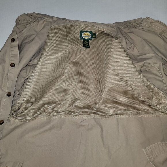 Men's Cabelas Outdoor Shirt Vented Fishing Camping Hiking SS XL-REG - Picture 4 of 8